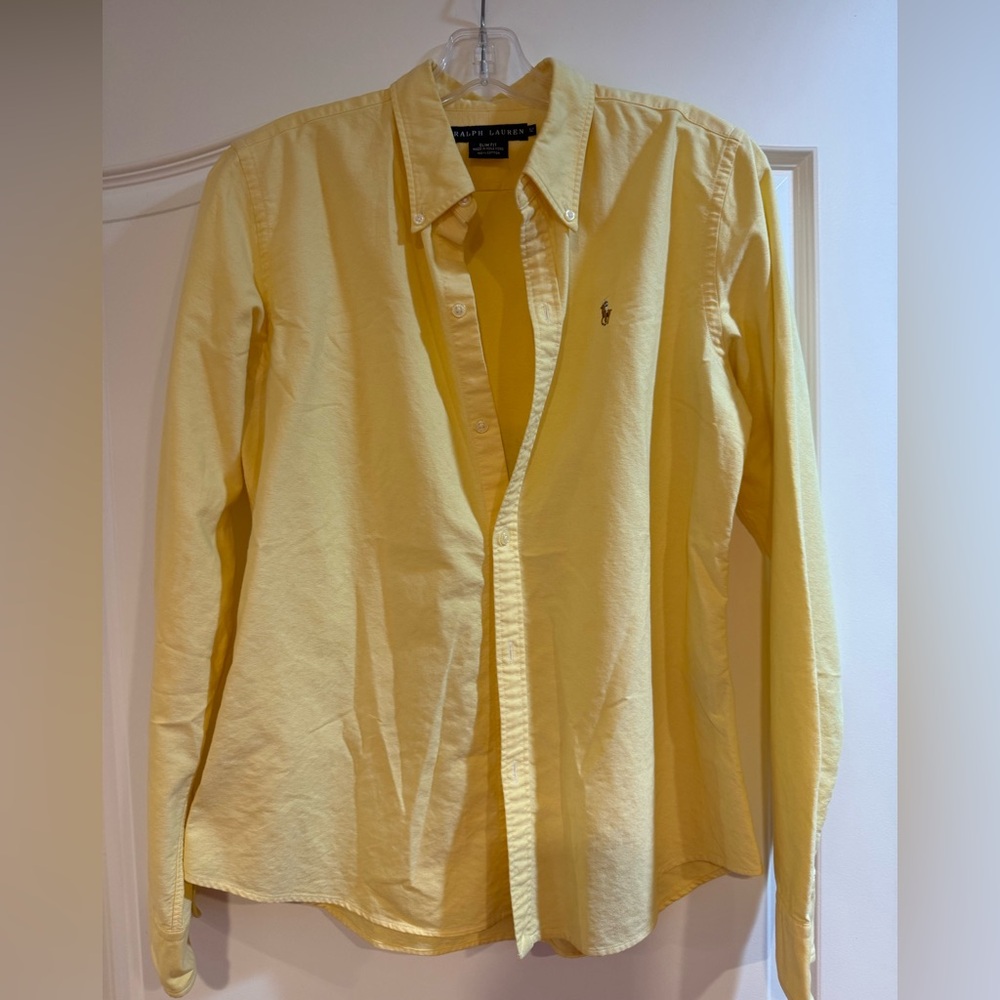 Ralph Lauren Slim Fit Yellow Shirt